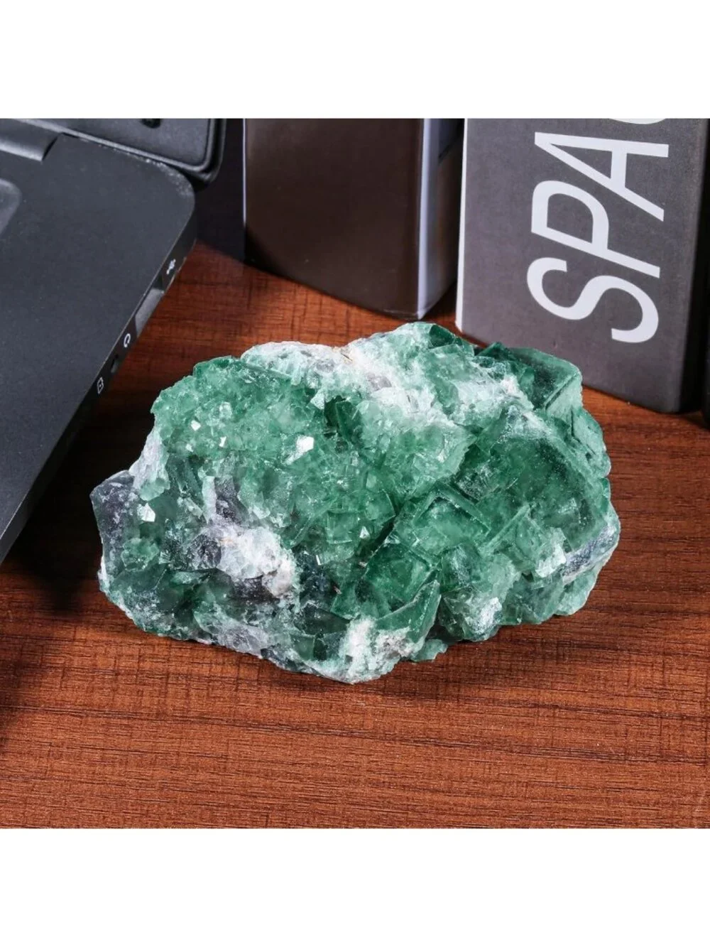 Natural Green Fluorite Crystal Rough Stone for Home Office Decor & Healing